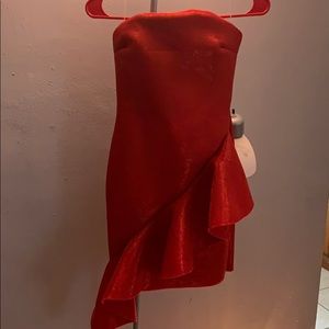 Red Sequence Dress